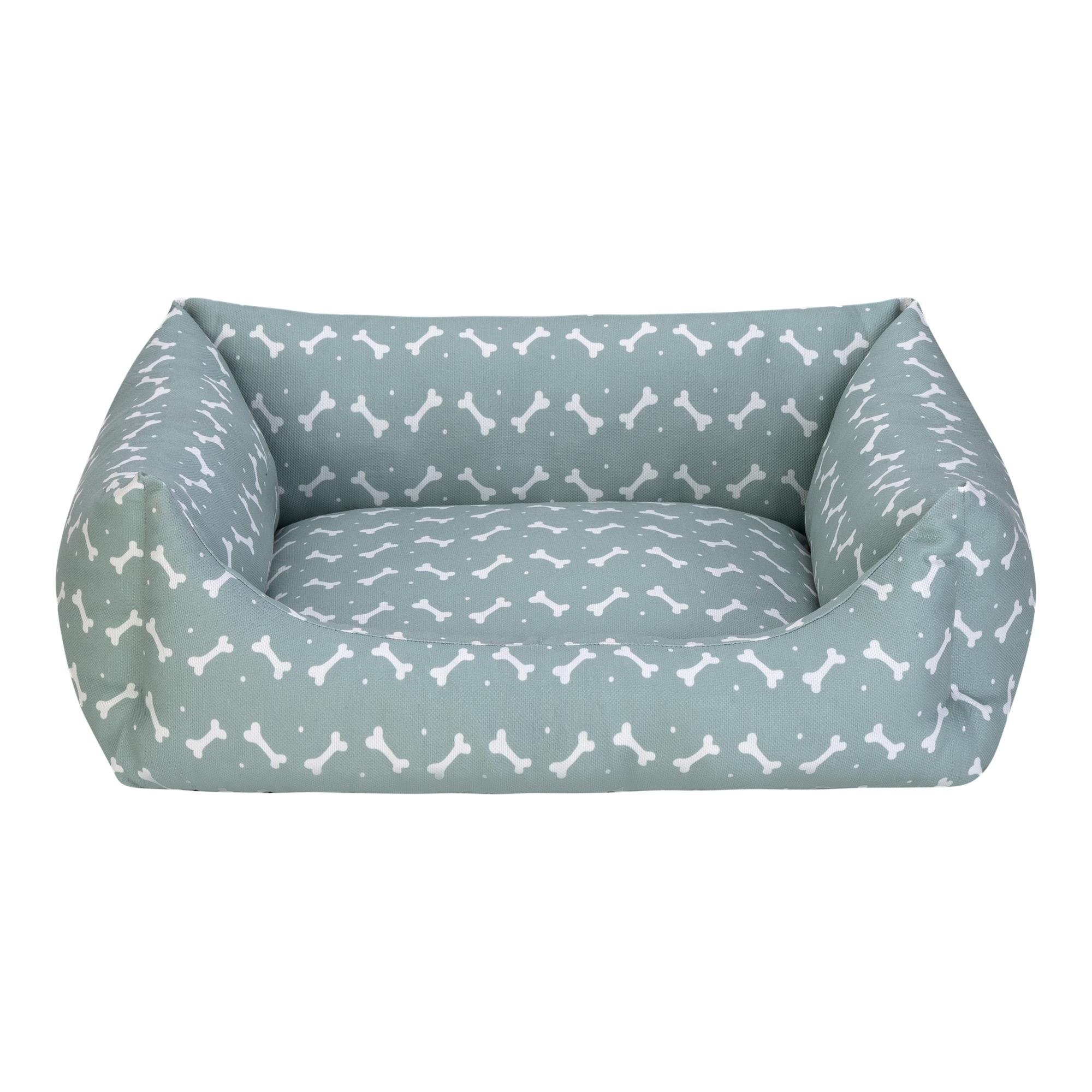 Pet Comfort Uniform Bone Mint-Beyaz Kedi ve Köpek Yatağı M 60x50cm
