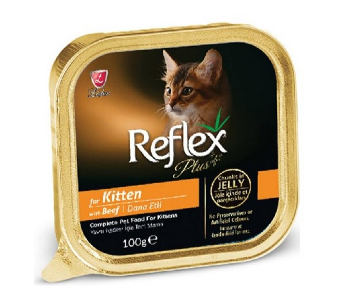 Reflex Plus Kitten Dana Etli Yavru Kedi Konserve Pate 100 Gr