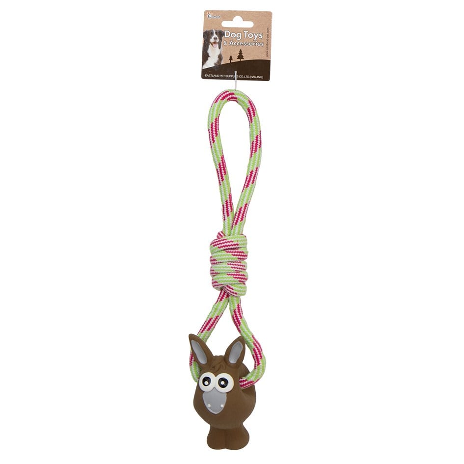 Eastland Düğümlü Stres İpli Peluş Eşek 42cm