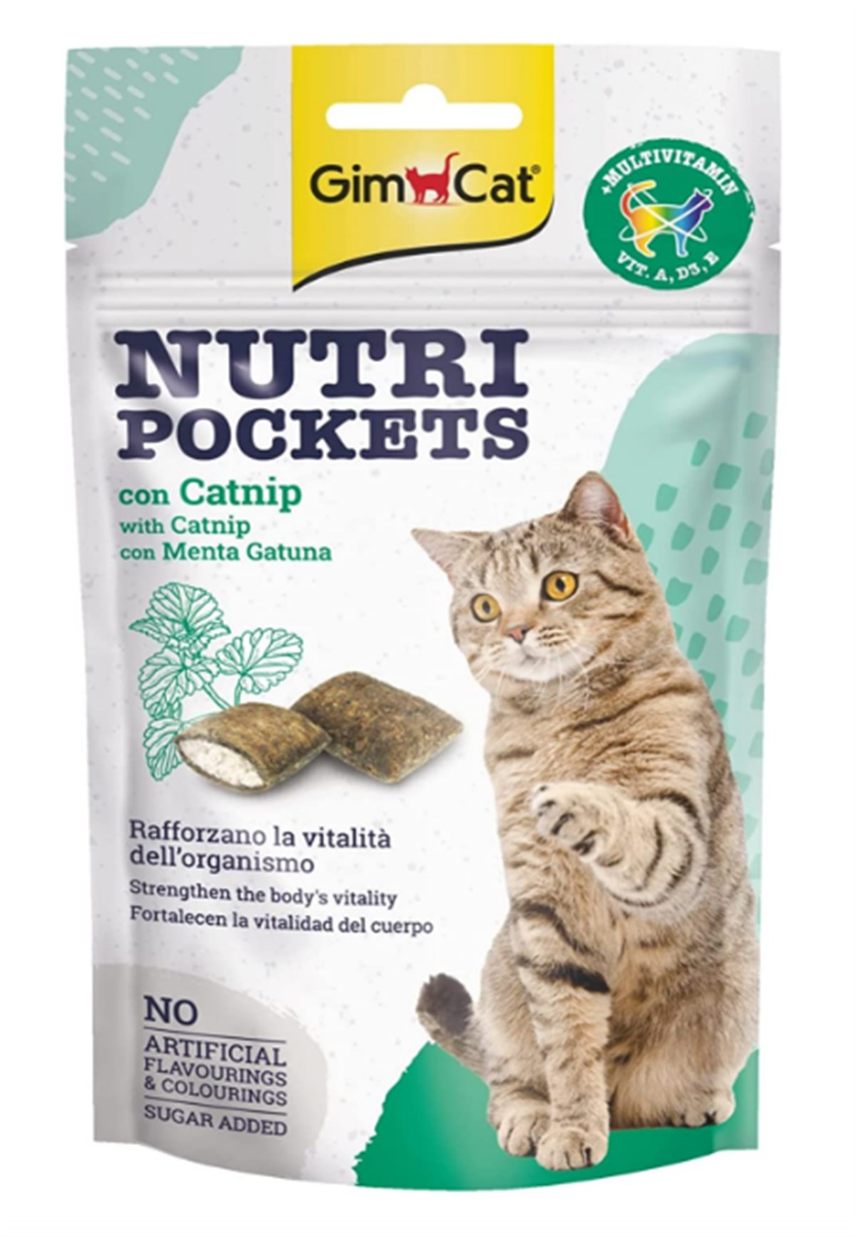 Gimcat Nutripockets Kedi Otu Multivitamin Kedi Ödülü 60 Gr
