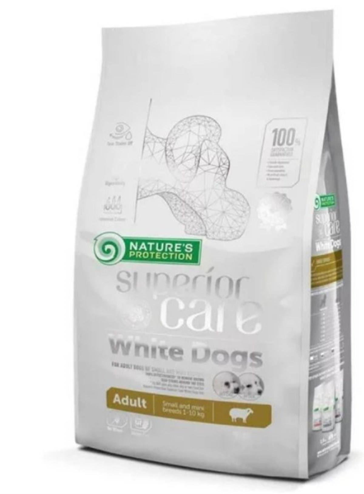 NP Superior Care White Dogs Yetişkin Kuzulu Köpek Maması 17 kg