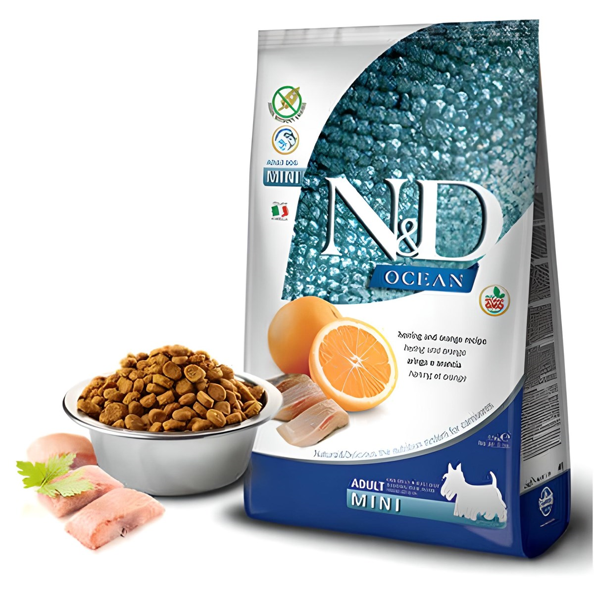 N&D Ocean Ringa Balık&Portakal Tahılsız Köpek Maması 12 Kg