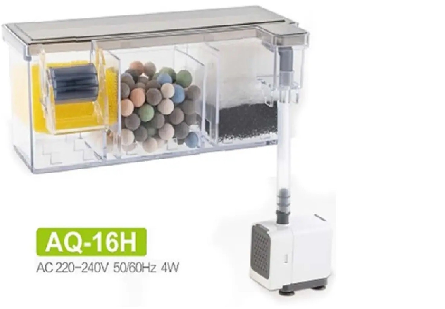 Sobo Biyolojik Üst Filtre 4w 400 Lh 3 Bölme