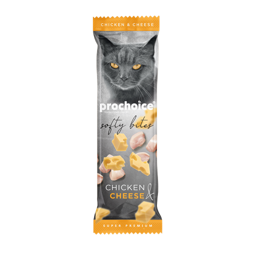 Prochoice Softy Bites Chicken & Cheese Kediler için Yumuşak Atıştırmalık 10 gr x 24 adet