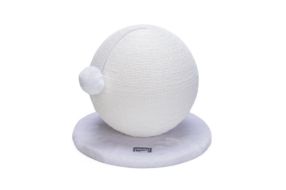 Karlıe Kedi Tırmalama Küresi Bolly Beyaz 30.5cm
