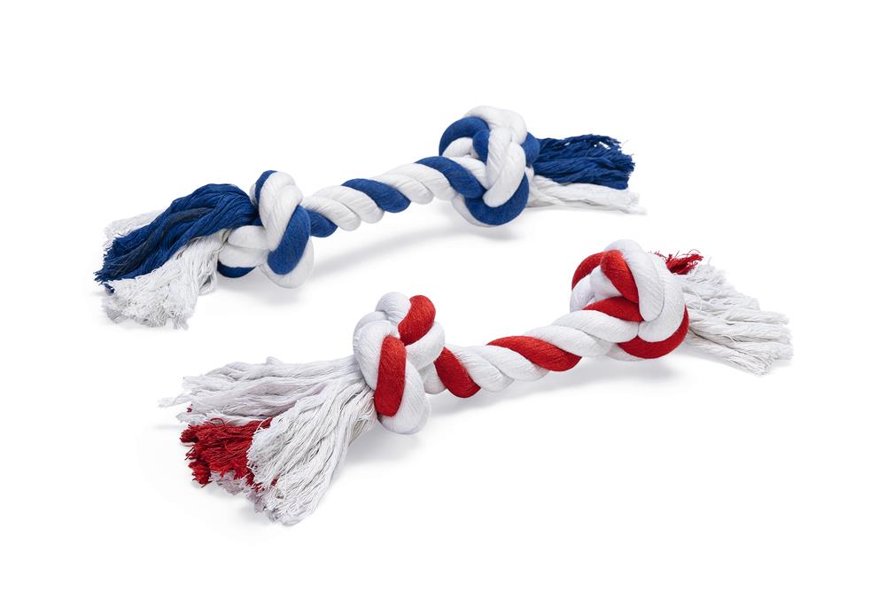 Beeztees Köpek Oyuncağı, Çift Düğümlü Diş İpi, Pamuk İplerden, 62x11x11cm, 400gr