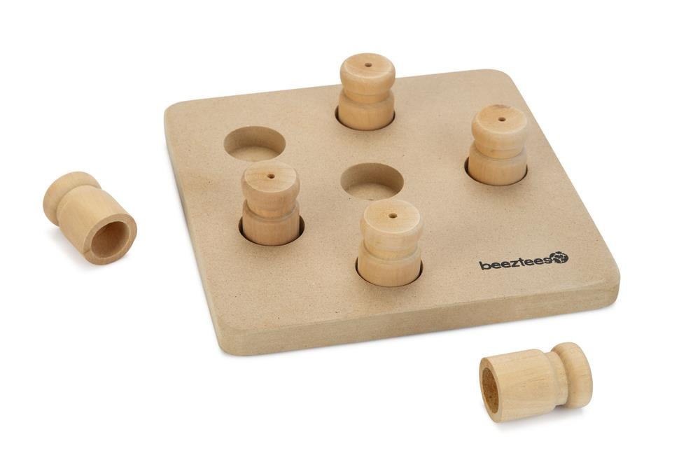 Beeztees Köpek Zeka Geliştirme Oyuncağı, Ahşap, 18x18x3cm