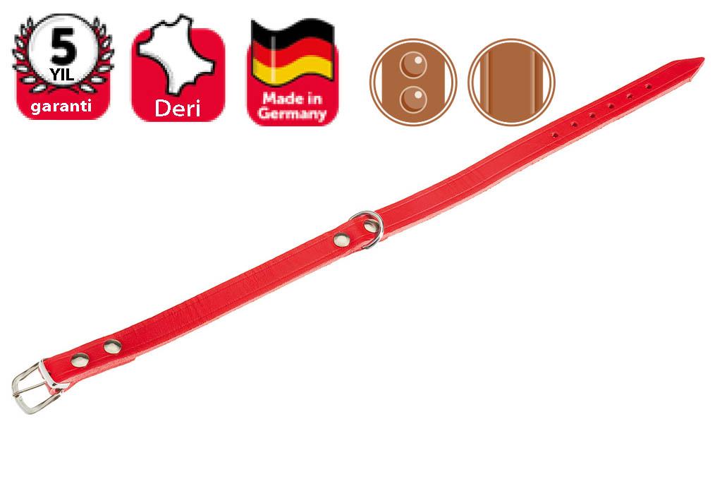 Karlıe Deri Boyun Tasma 57cm Kırmızı