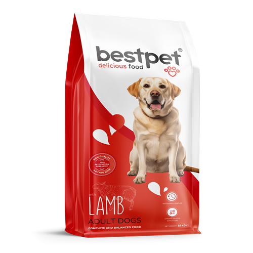 Bestpet Yetişkin Köpekler İçin Kuzu Etli Kuru Mama 15 kg