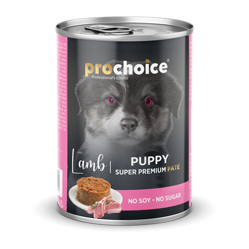 Prochoice Yavru Köpekler İçin, Kuzu Etli Ve Pirinçli Ezme Konserve 12x400 gr