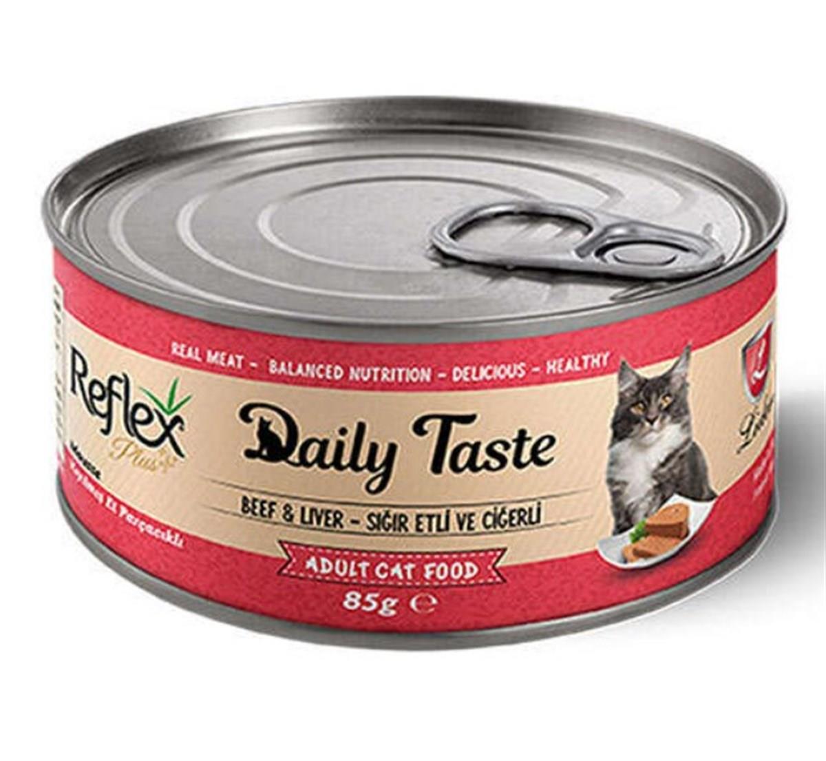 Reflex Daily Taste Mousse Sığır Etli & Ciğerli Kedi Konservesi 85 Gr