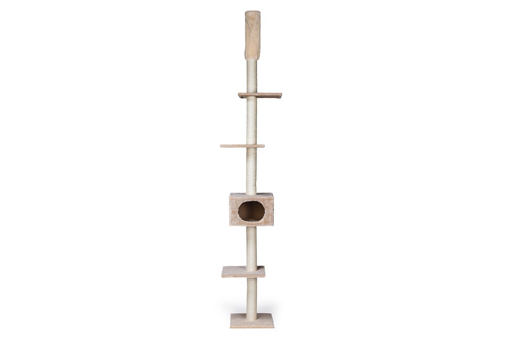 Karlıe Tırmalama Ağacı Bej 35x35x263