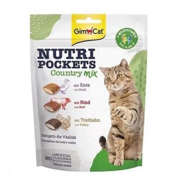 GimCat Nutripockets Kedi Ödülü Country Mix 150Gr