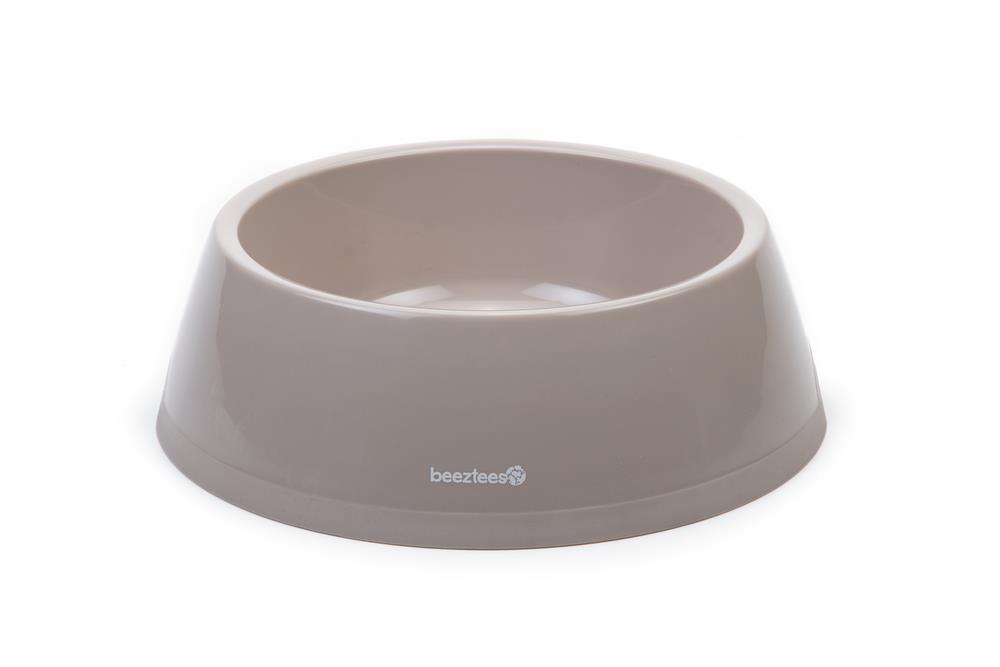 Beeztees Köpek Mama Su Kabı, Plastik, Bej, 2,25L
