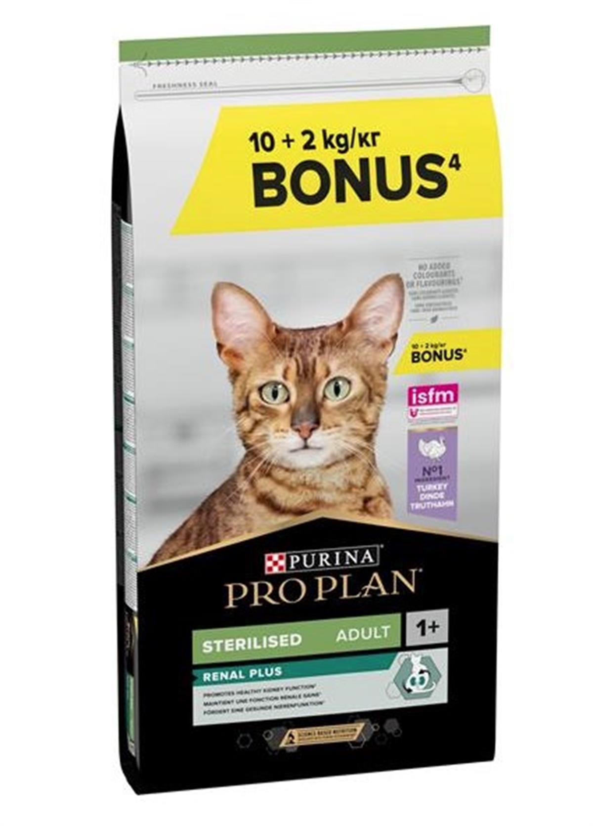 Pro Plan Kısırlaştırılmış Tavuk,Hindili Kedi Maması 10+2 Kg