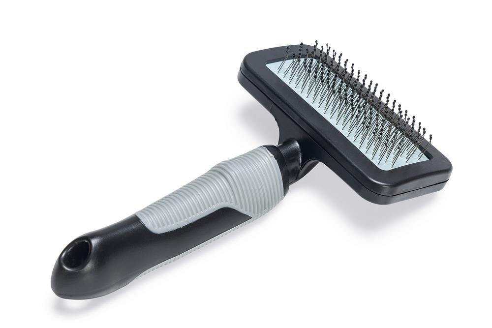 Beeztees Köpek Tarağı, Kolay Tarama, SM, Siyah Gri, 18cm, 18x10x2cm