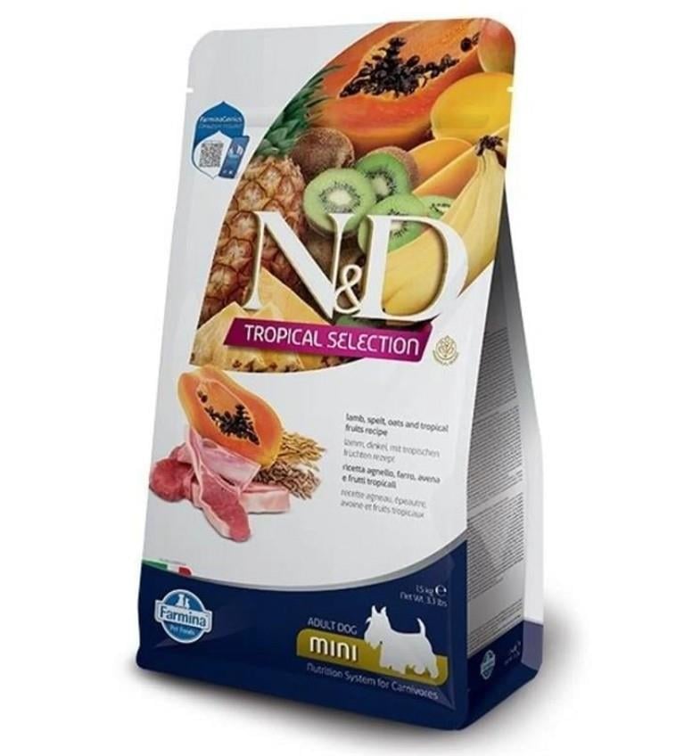 N&D Tropical Selection Kuzu Etli Mini Adult Yetişkin Köpek Maması 1.5 Kg