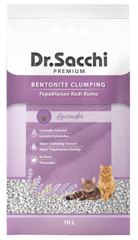 Dr.Sacchi Lavanta Bentonit Kedi Kumu 10 Lt