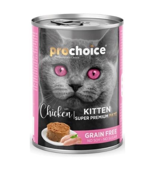 ProChoice Kitten Cat Tavuklu Pate Yavru Kedi Konservesi 400 gr