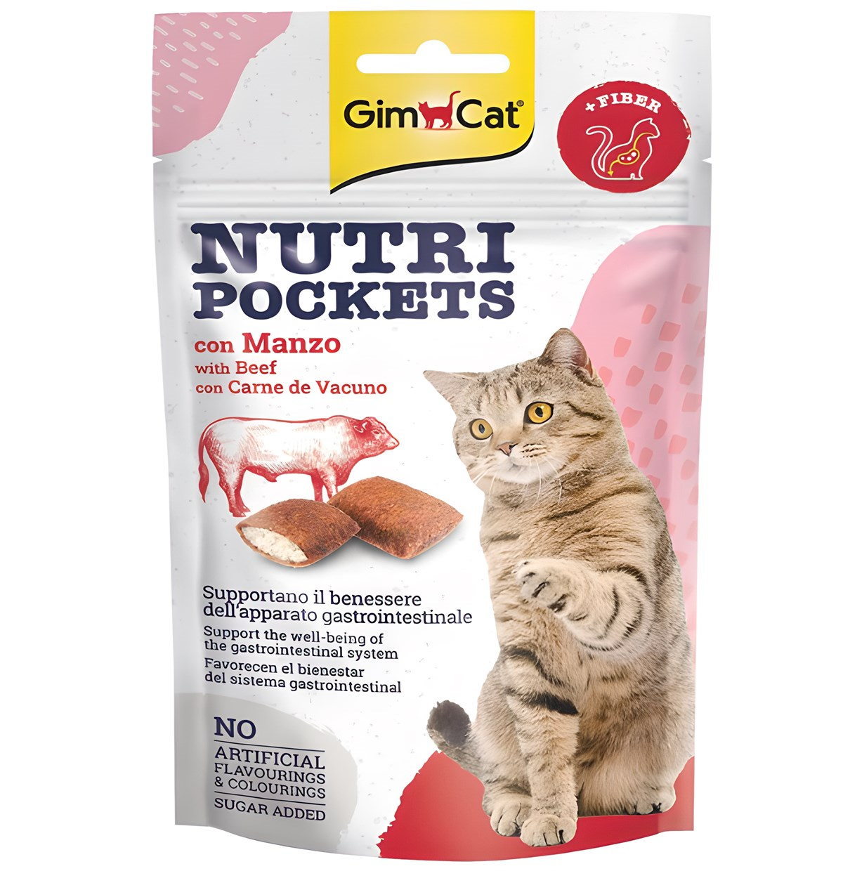 Gimcat Nutripockets Kedi Ödülu Biftek Malt 60 Gr