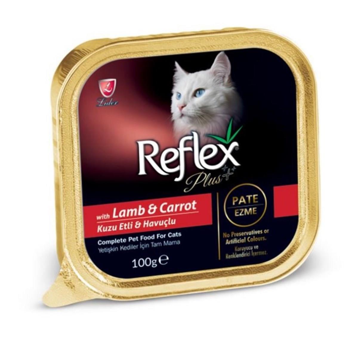 Reflex Plus Kuzu Ve Havuçlu Kedi Konserve Pate 100 Gr