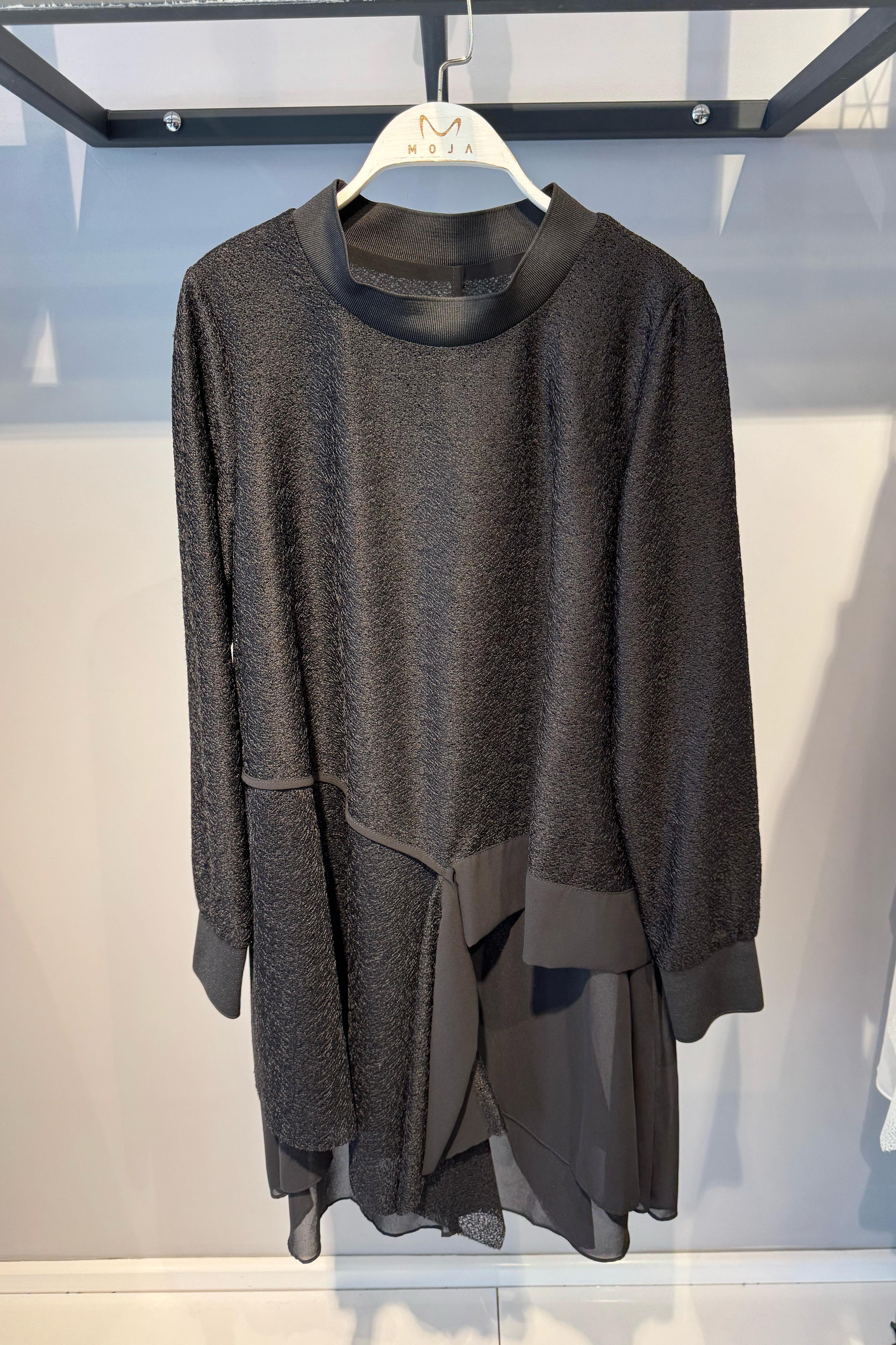 24SS74084 BEYS DESIGN SARMAŞIK DETAY TUNİK