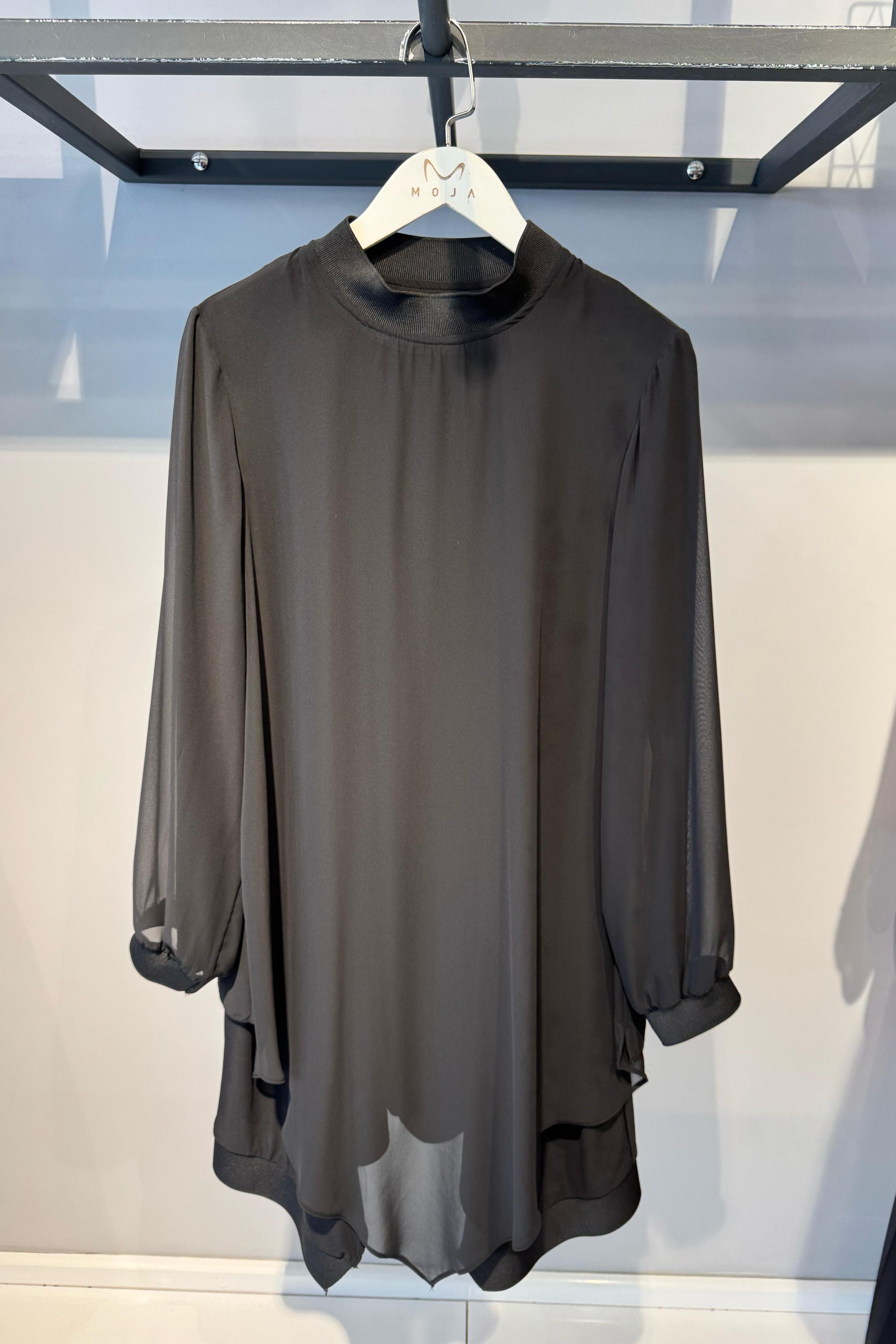 24SS74232 BEYS DESIGN ŞİFON DETAY CENDY TUNİK
