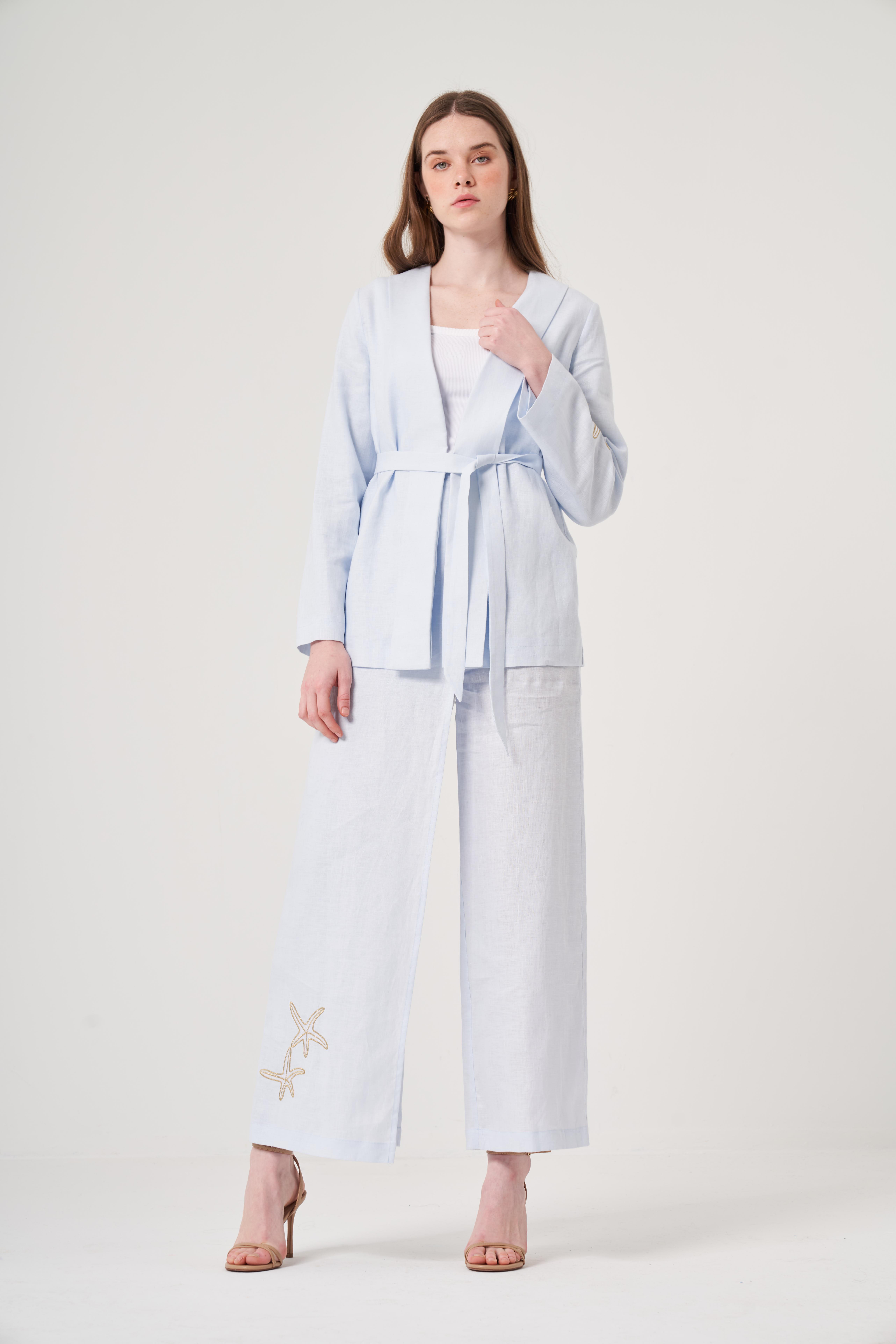 OE25Y939653 OMELYA KETEN PANTOLON