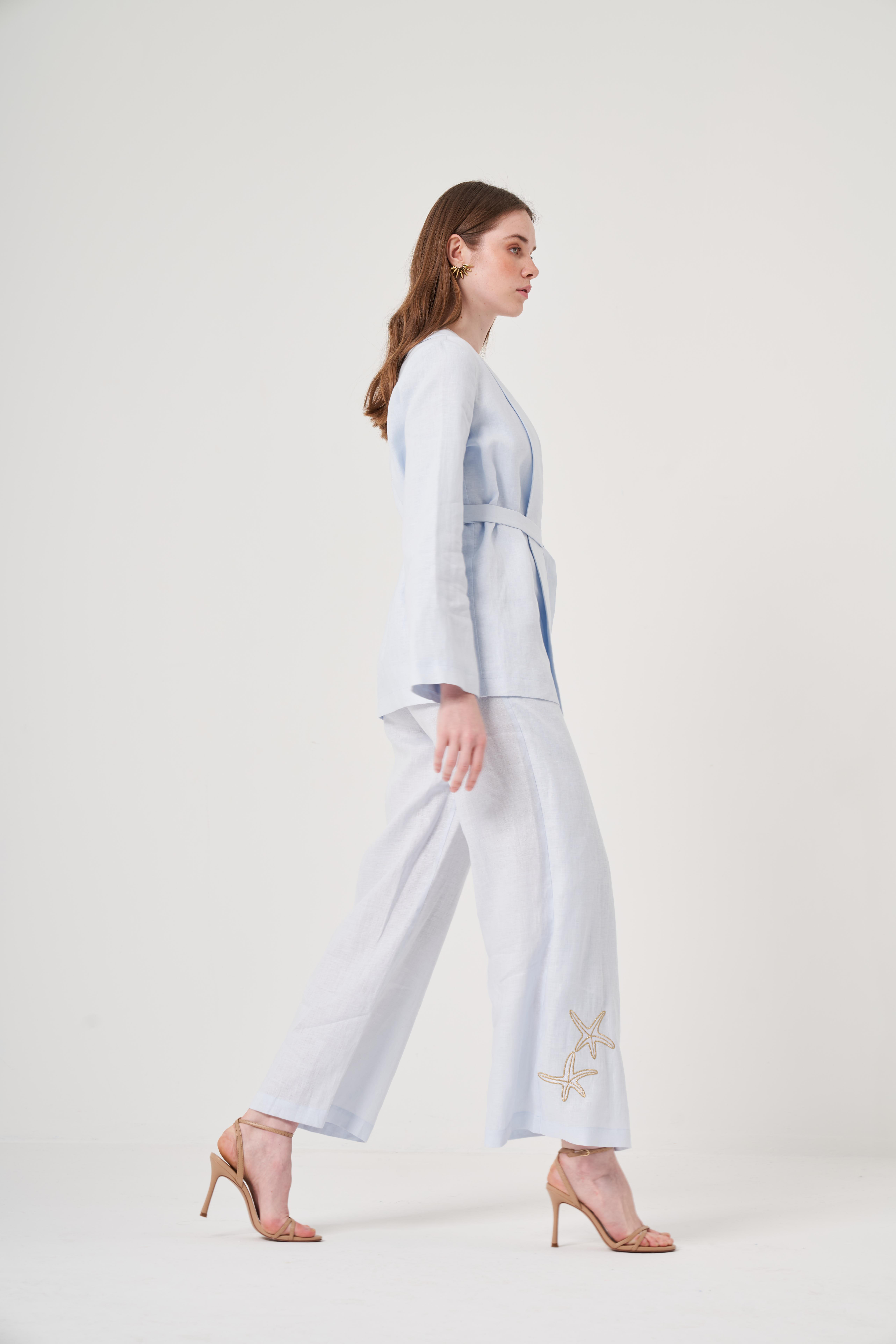 OE25Y939653 OMELYA KETEN PANTOLON