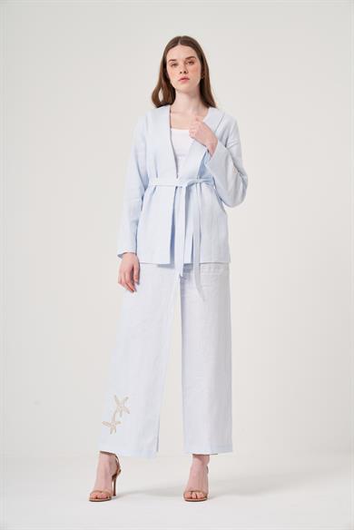 OE25Y939653 OMELYA KETEN PANTOLON