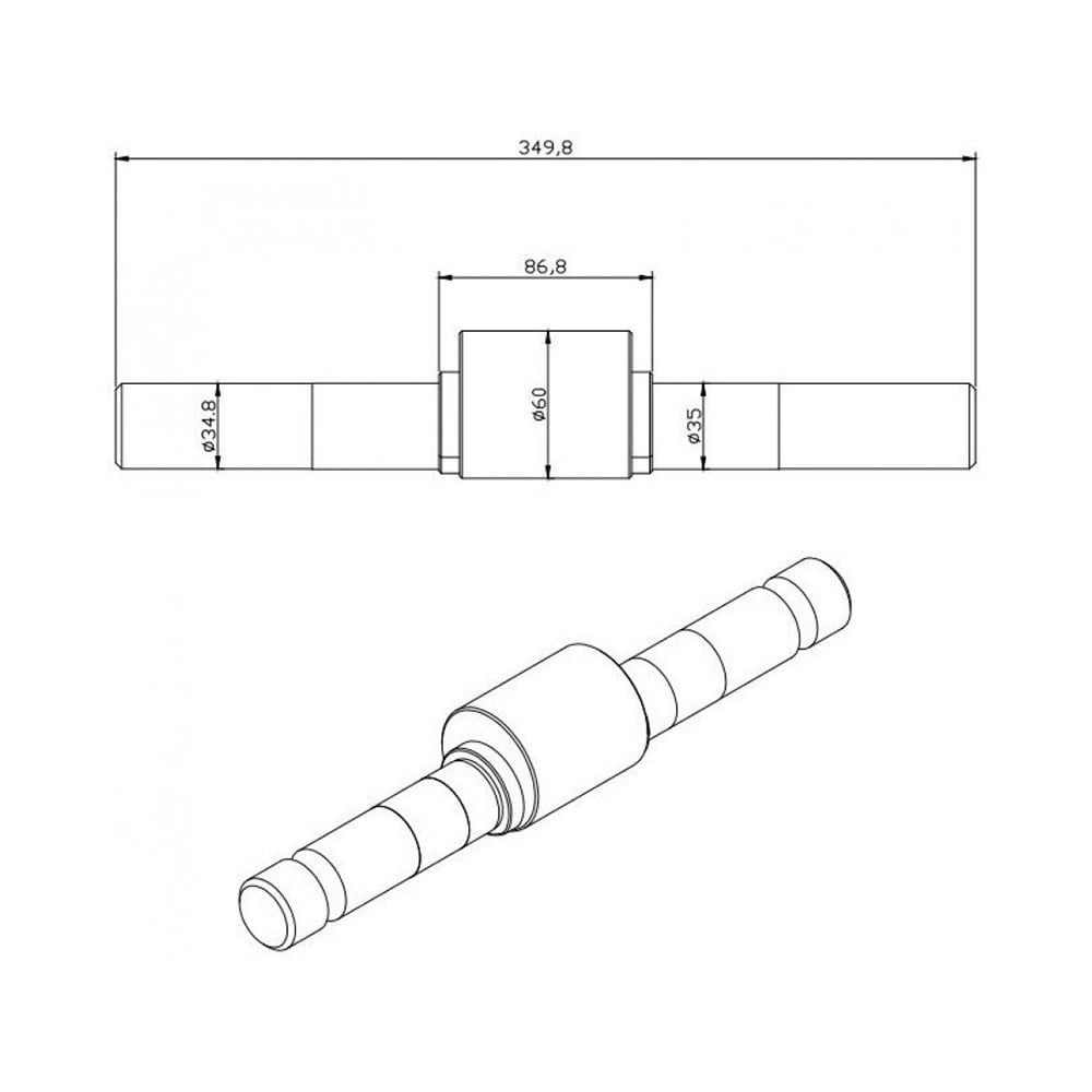 Krank Mili (Agrima MPP 125 LPM - 165 LPM Pompa)