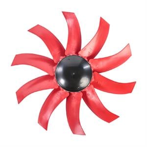 Alüminyum Göbek Karbon Alaşımlı Plastik Kıvrımlı Pervane - 10 Kanat