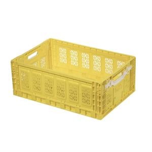 Lock Box Kilitli Katlanır 60-40-23 cm Plastik Kasa Sarı