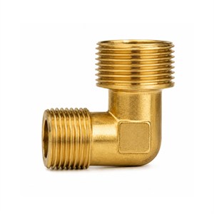 Pirinç Kuyruklu Dirsek Erkek 3/4''E - 1/2''E11100000012-3412
