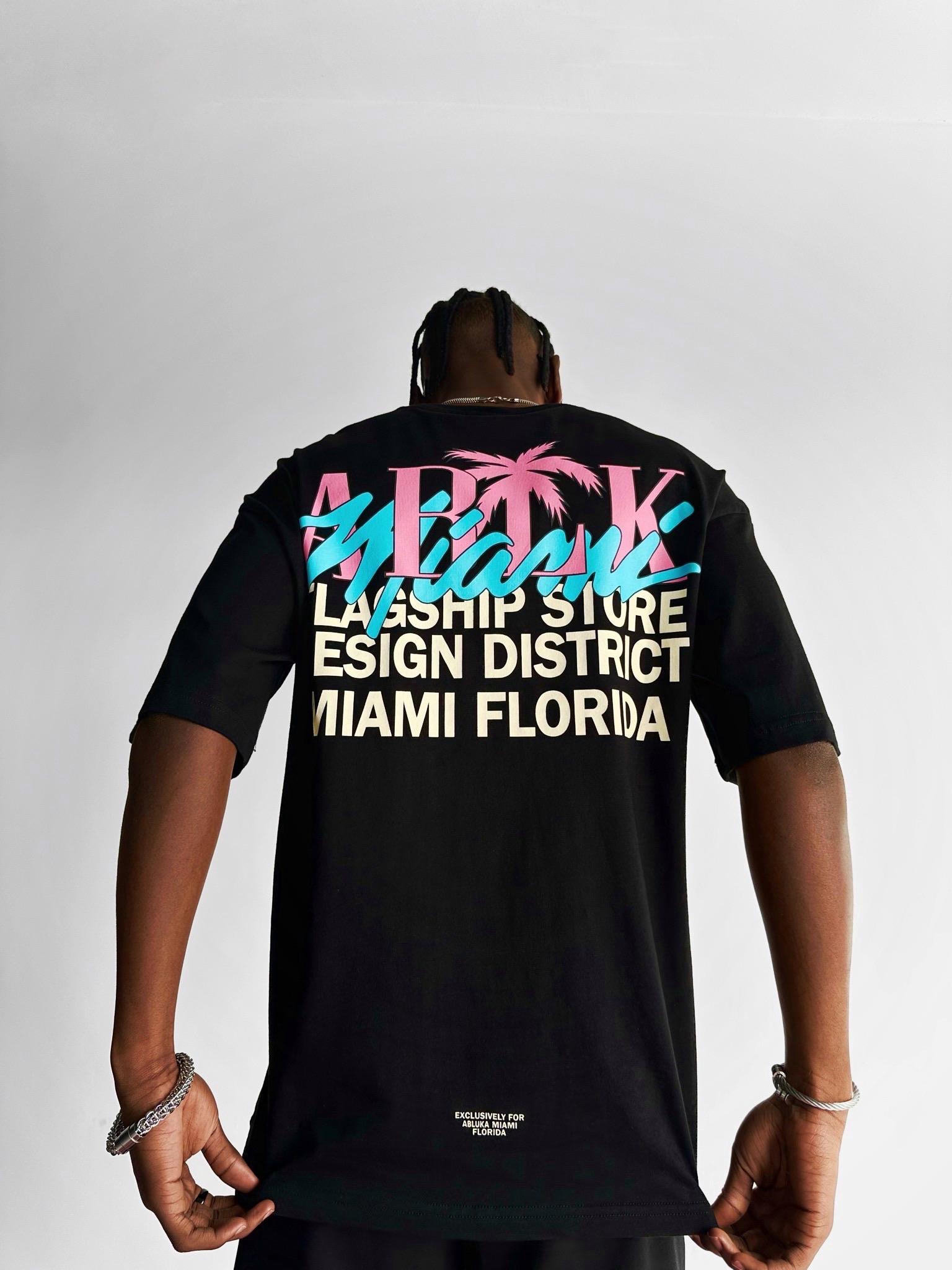 Erkek Baskılı Oversize T-Shirt Siyah