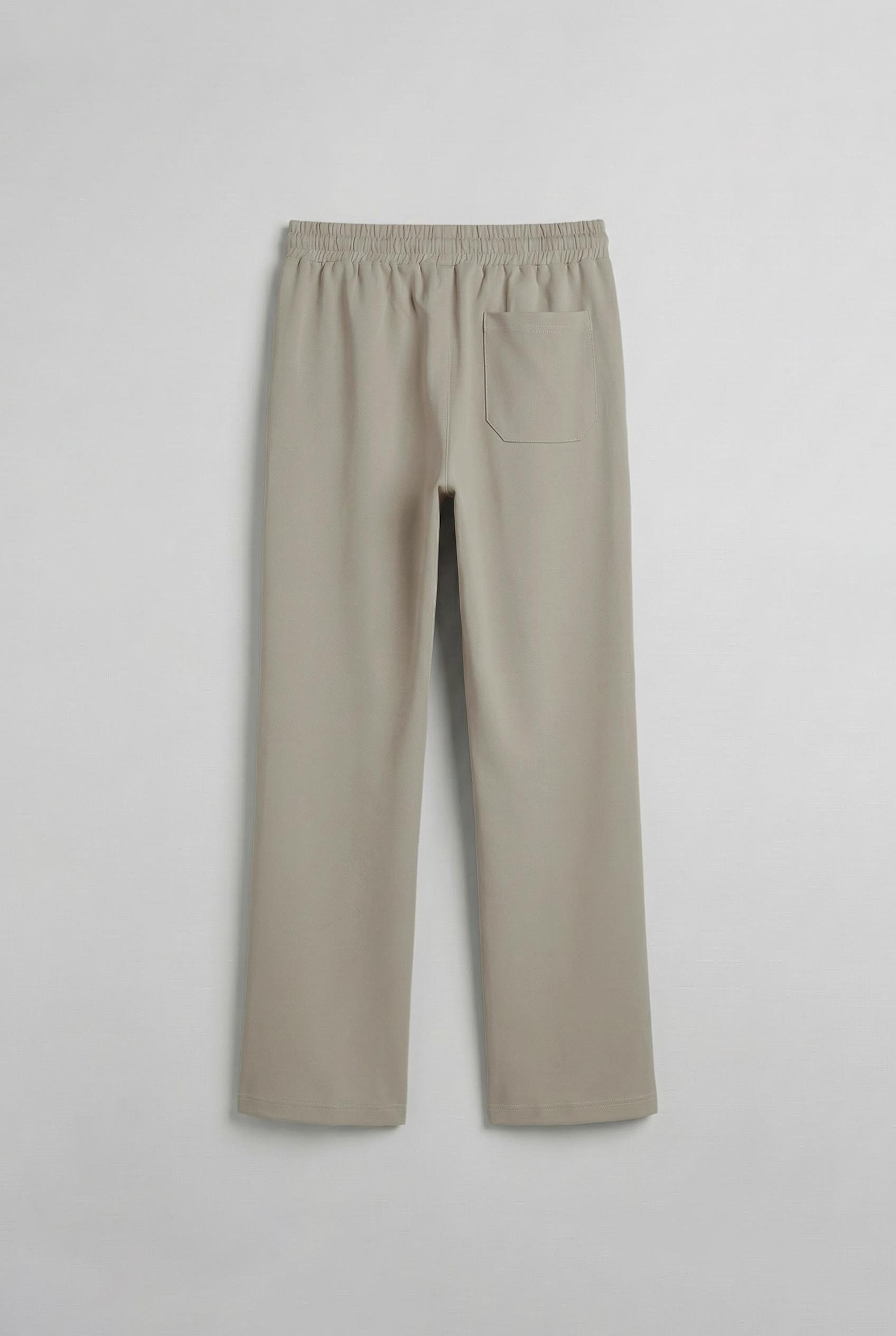 Erkek Beli Lastikli Baggy Pantolon Bej