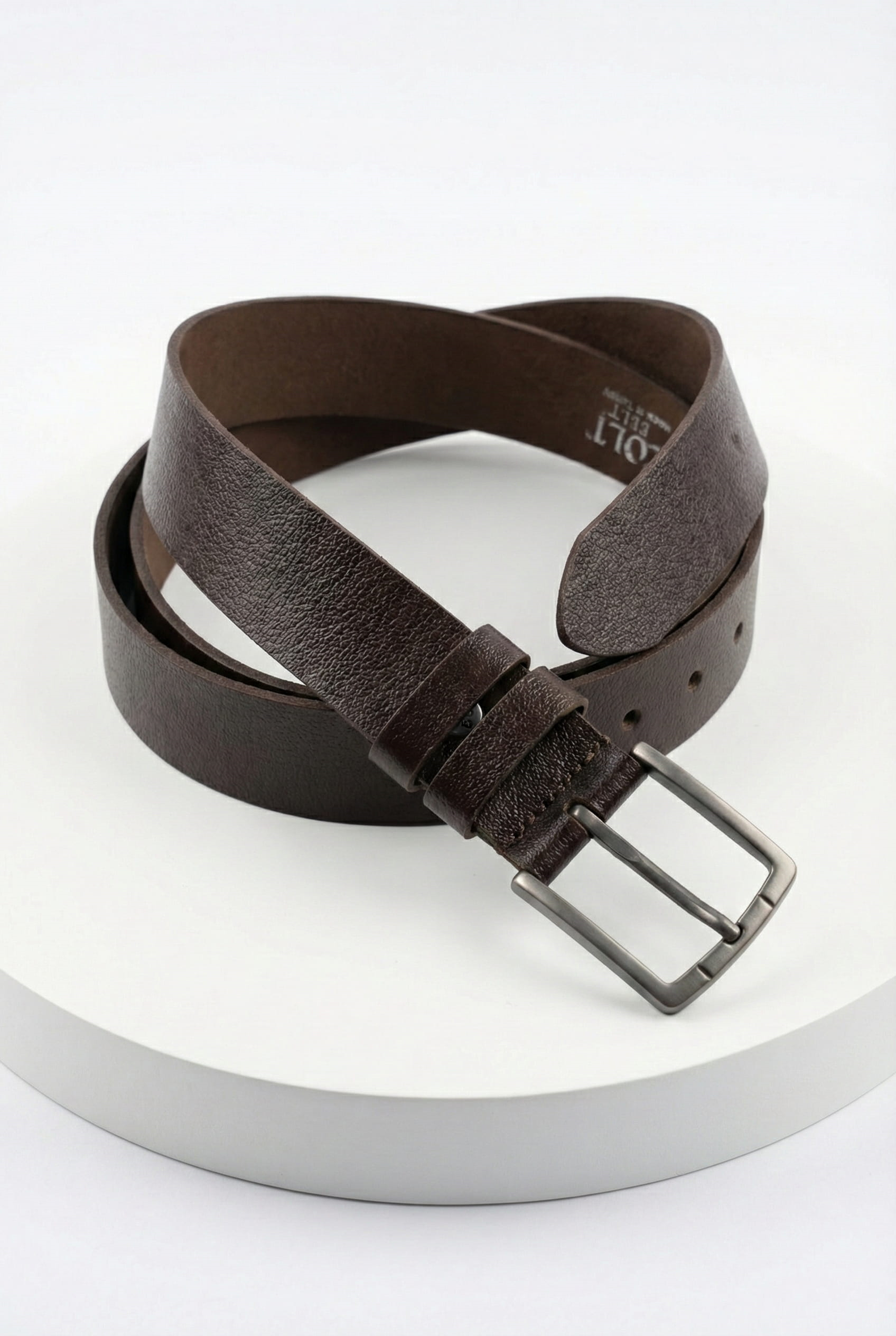 Erkek Klasik 4 Cm Kemer Kahve