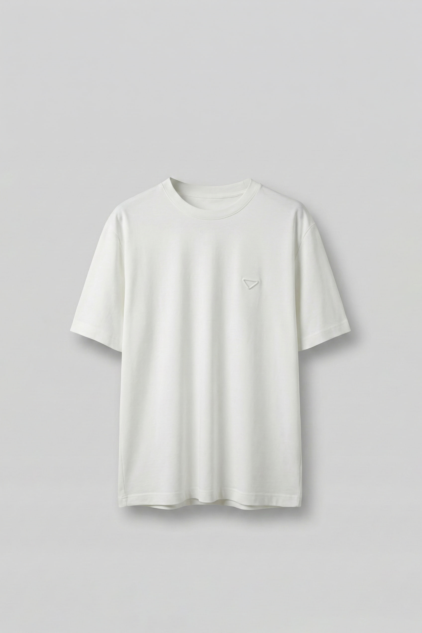 Erkek Relaxed Fit Yumuşak Dokulu Basic T-Shirt Ekru