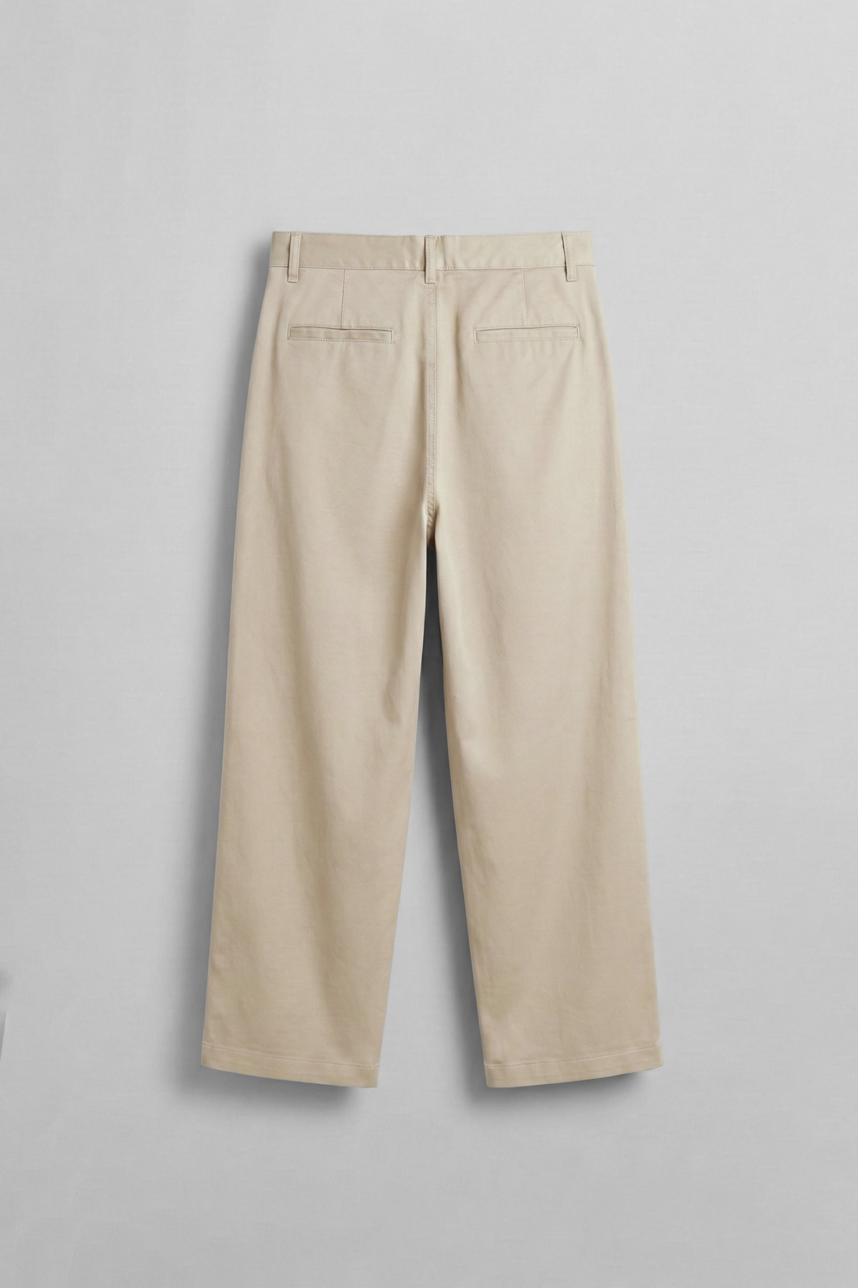 Erkek Süper Baggy Pileli Vintage Pantolon Bej