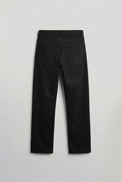 Erkek Baggy Fit Basic Jean Siyah