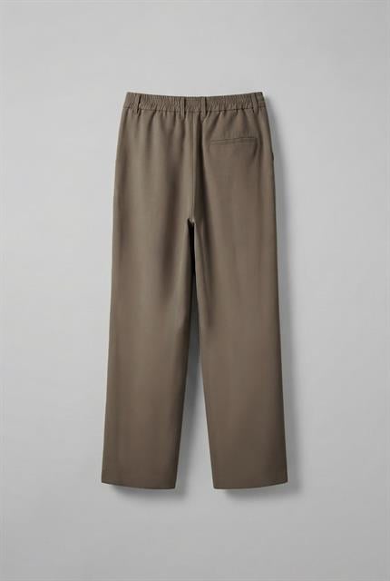 Erkek Baggy Fit Beli Lastikli Pantolon Kahverengi