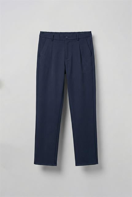 Erkek Baggy Fit Beli Lastikli Rahat Pantolon Lacivert