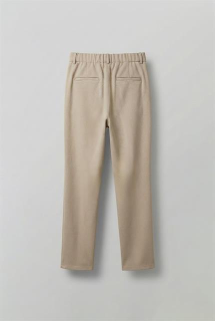 Erkek Baggy Fit Beli Lastikli Rahat Pantolon Bej