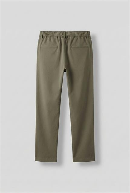 Erkek Baggy Fit Beli Lastikli Rahat Pantolon Haki