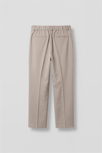 Erkek Baggy Fit Beli Lastikli Rahat Pantolon Bej