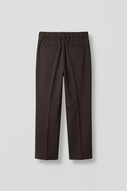 Erkek Baggy Fit Beli Lastikli Rahat Pantolon Kahverengi