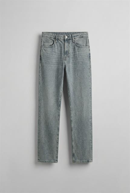 Erkek Baggy Fit Jean Pantolon Mavi
