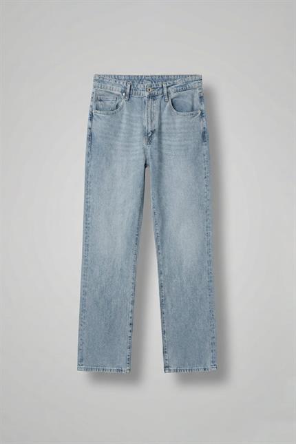 Erkek Baggy Fit Jean Pantolon Mavi