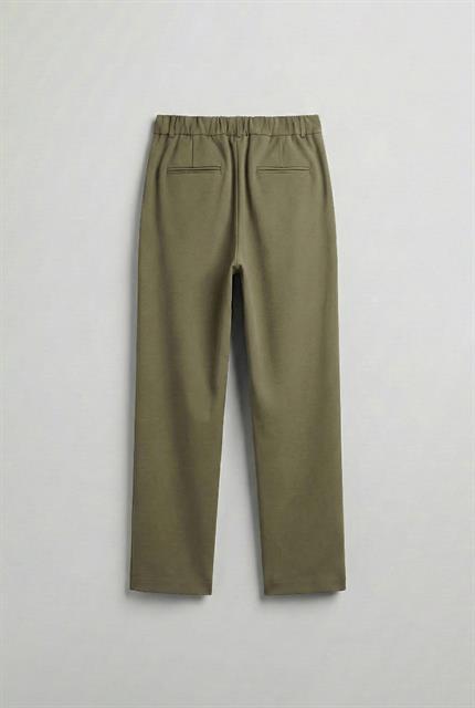 Erkek Baggy Fit Kumaş Pantolon Haki Yeşil
