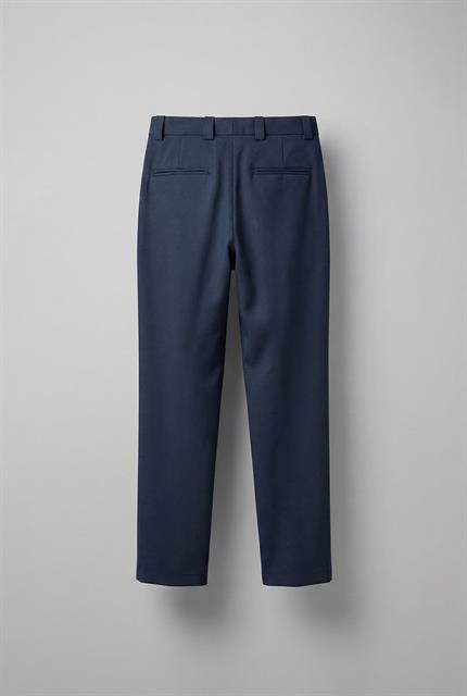 Erkek Baggy Fit Kumaş Pantolon Lacivert